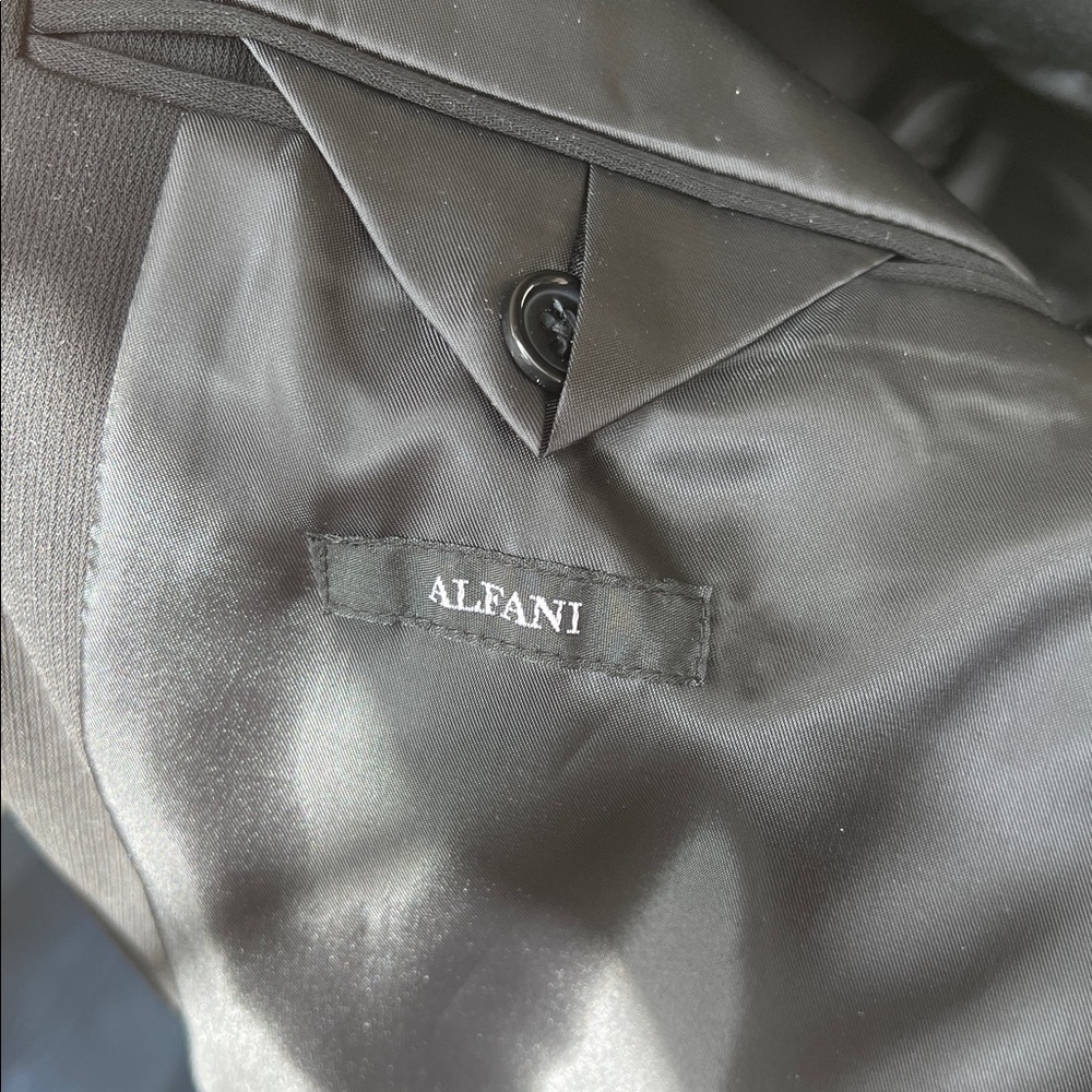 NWT Alfani Elegant Black Suit Men’s Jacket size L - Picture 7 of 9
